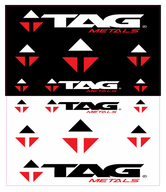 TAG Metals Team Trailer Sticker Black