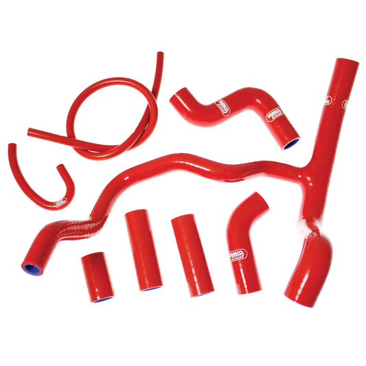 Samco Sport Aprilia Red Radiator Hose Kit - V4 1000 Tuono 2011-2015 (APR-8)