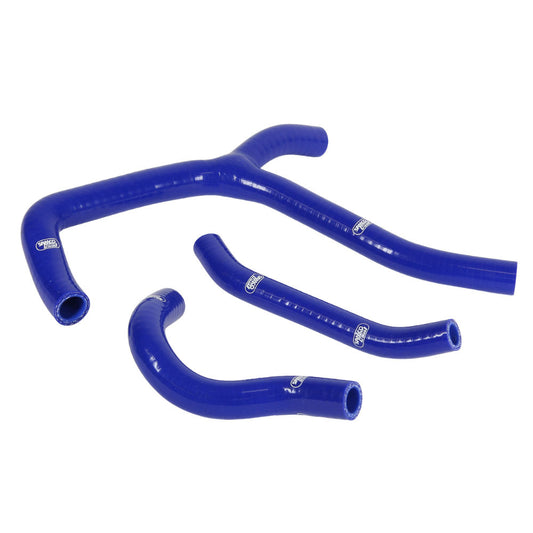 Samco Sport Honda Blue Off Road Radiator Hose Kit - CRF 250 R Y Piece Race Design 2016-2017 (HON-103)