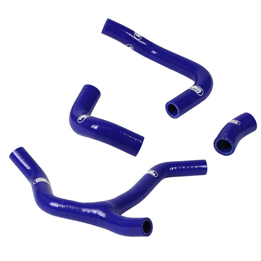 Samco Sport Honda Blue Off Road Radiator Hose Kit - CRF 450 R Y Piece Race Design 2013-2014 (HON-83)