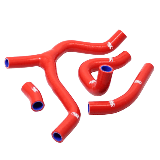 Samco Sport Honda Red Off Road Radiator Hose Kit - CRF 450 R Y Piece Race Design 2015-2016 (HON-95)