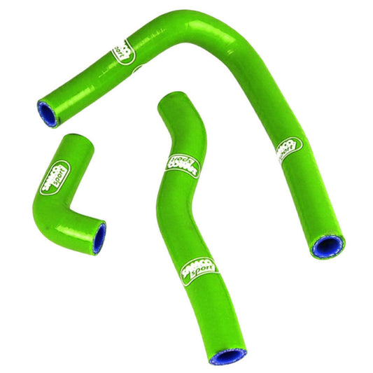 Samco Sport Kawasaki Green Off Road Radiator Hose Kit - KX 65 2000-2023 (KAW-62)