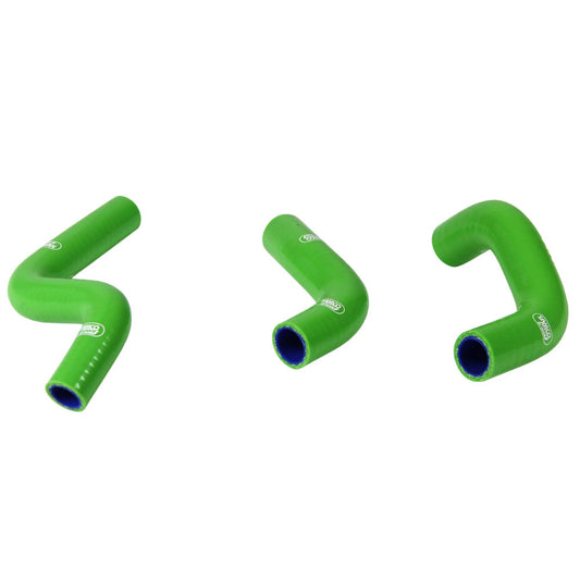 Samco Sport Kawasaki Green Off Road Radiator Hose Kit - KX 85 2014-2023 (KAW-63)