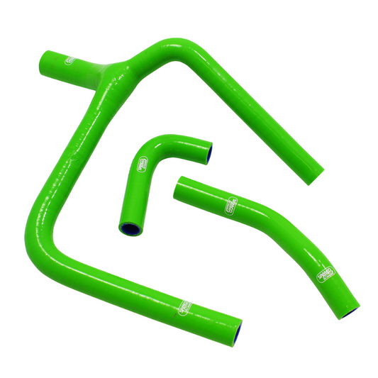 Samco Sport Kawasaki Green Off Road Radiator Hose Kit - KX 250 F Y Piece Race Design 2020 (KAW-96)