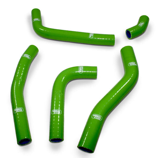 Samco Sport Kawasaki Green Off Road Radiator Hose Kit - KX 250 (4T) Y Piece Race Design 2021-2023 (KAW-99)
