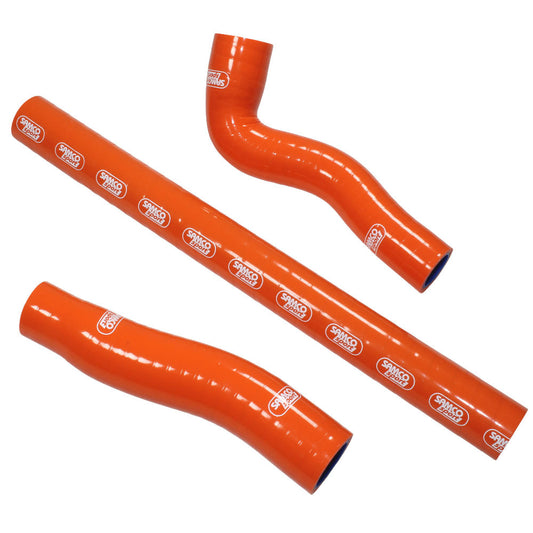 Samco Sport KTM Orange Off Road Radiator Hose Kit - 125 SX 2019-2022 (KTM-105)