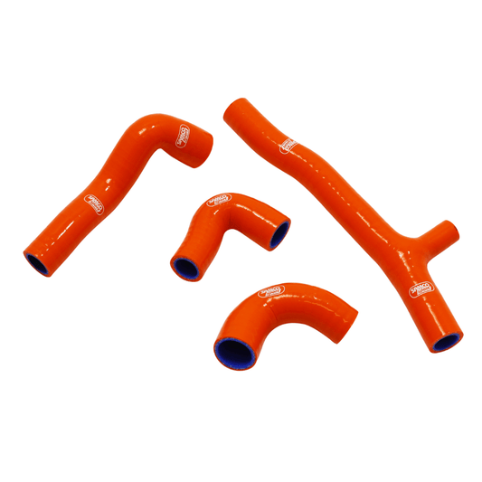 Samco Sport KTM Orange Off Road Radiator Hose Kit - 150 EXC TPI OEM Design 2020-2023 (KTM-120)
