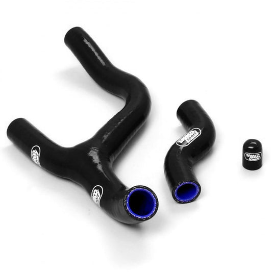 Samco Sport KTM Black Off Road Radiator Hose Kit - 250 EXC-F/SIX DAYS Thermostat Bypass 2014-2016 (KTM-43)