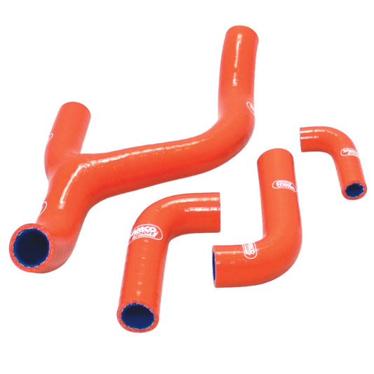 Samco Sport KTM Orange Off Road Radiator Hose Kit - 250 EXC-F/Six Days Y Piece Race Design 2014-2016 (KTM-53)