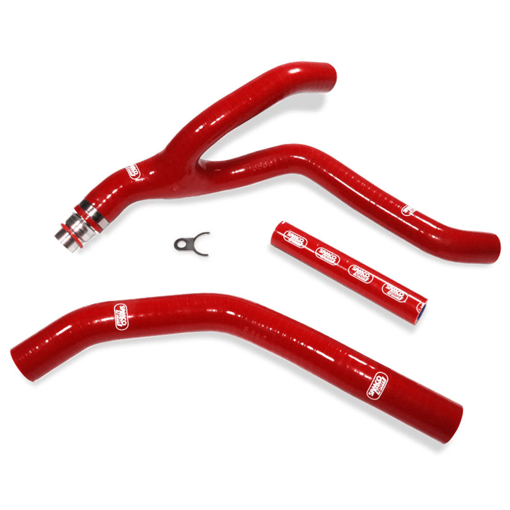 Samco Sport Yamaha Red Off Road Radiator Hose Kit - WR 250 F Y Piece Race Design 2020-2023 (YAM-92)