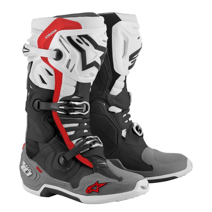 Alpinestars Tech 10 Supervented Black White Red