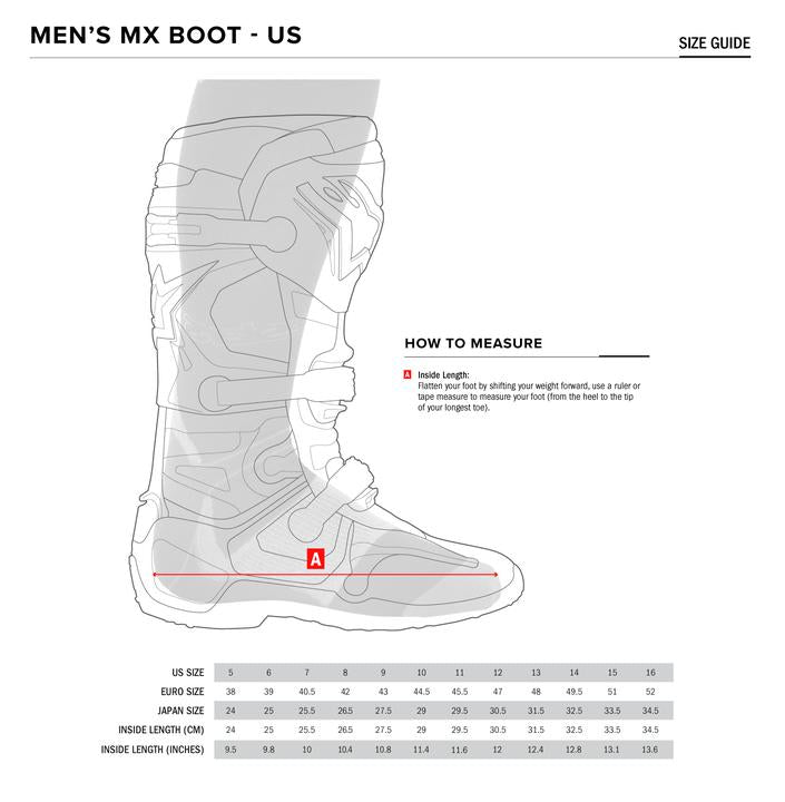 Alpinestars Tech 3 Boot Black White Red