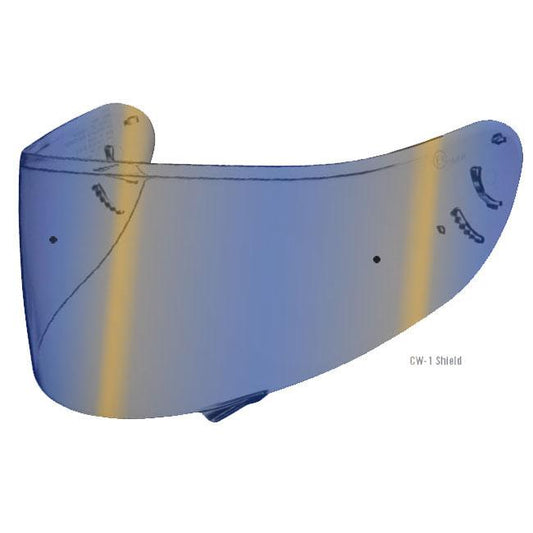 Shoei Visor Cw-1 Blue Spectra