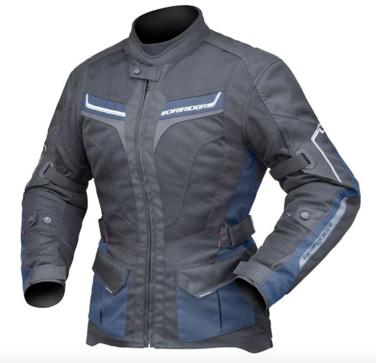 Dririder Apex 5 Airflow Ladies Jkt Black Blue