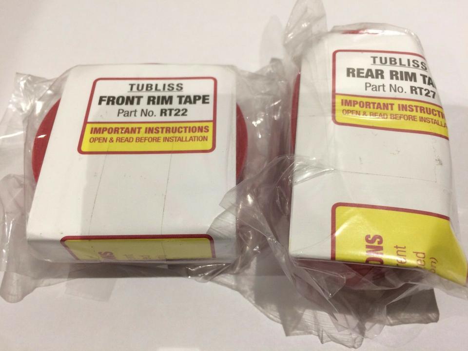 Tubliss Rim Tape Front Black