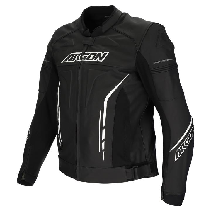 Argon Scorcher Non Perforated Jacket Black White