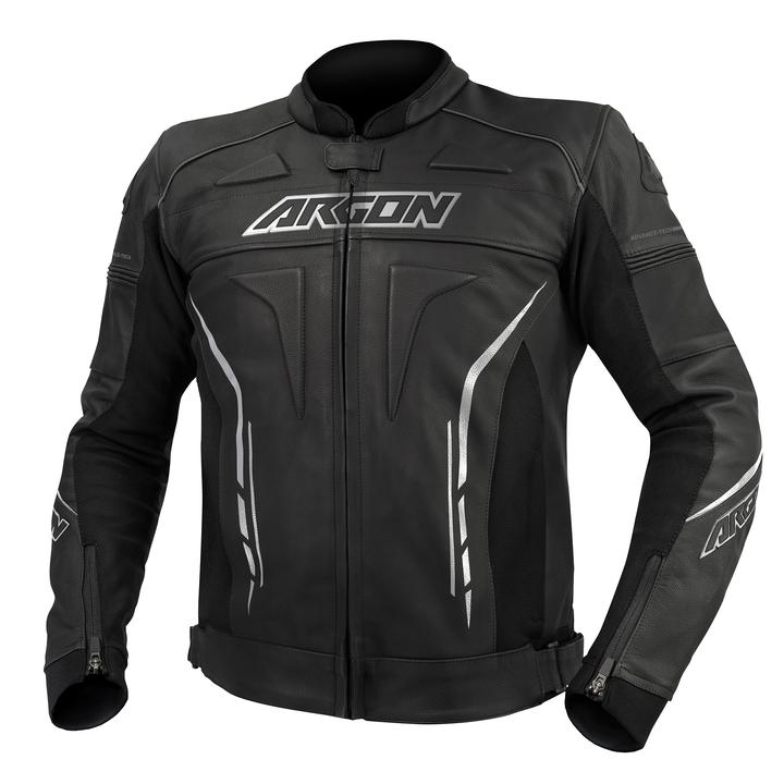 Argon Scorcher Non Perforated Jacket Black White