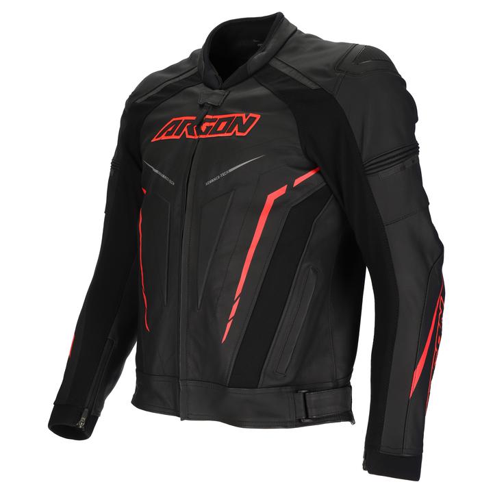 Argon Descent Non Perforated Jacket Black Red