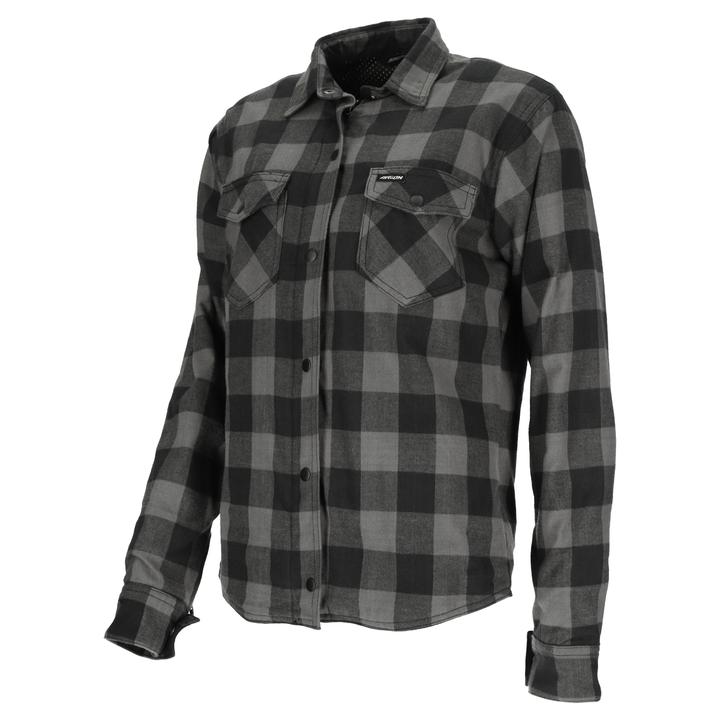Argon Lady Hatchet Flanno Black Grey