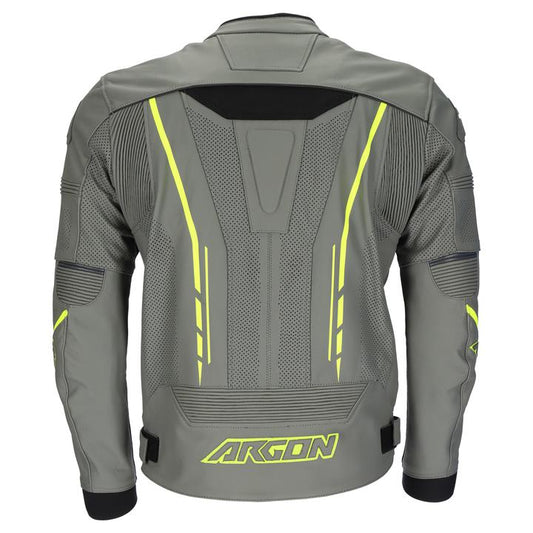 Argon Scorcher Perforated Jacket Grey Lime