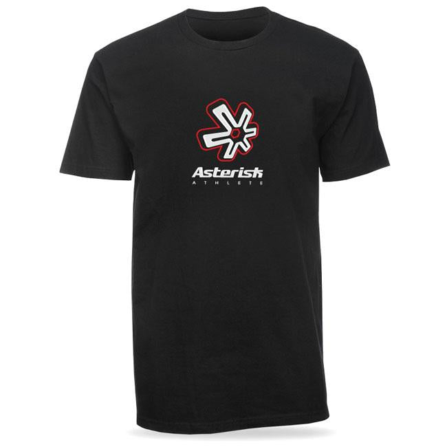 Asterisk Casual Athlete Tee Black