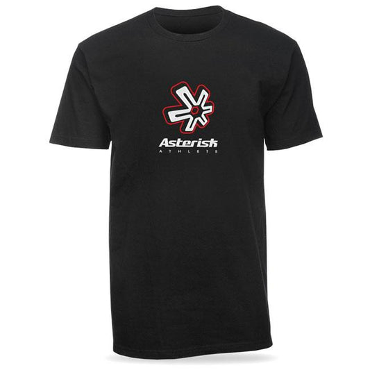 Asterisk Casual Athlete Tee Black