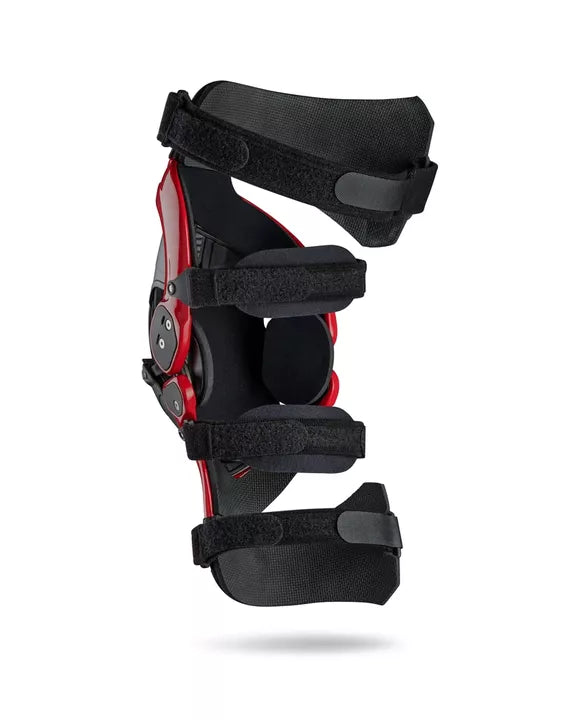 Asterisk Cell Knee Brace Pair Red