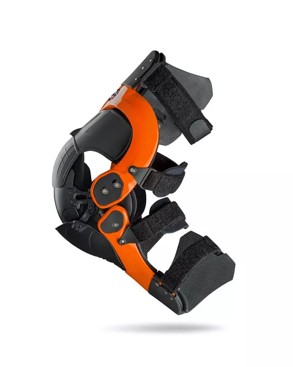 Asterisk Cell Knee Brace Pair Orange