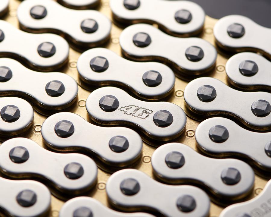 D.I.D Vr46 525 120 Link Xring Chain Silver Gold