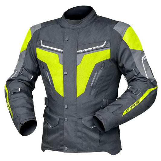 Dririder Apex 5 Mens Jacket Black Yellow