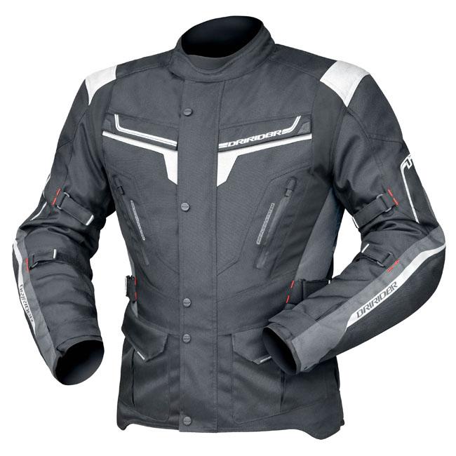 Dririder Apex 5 Mens Jacket Black White Grey