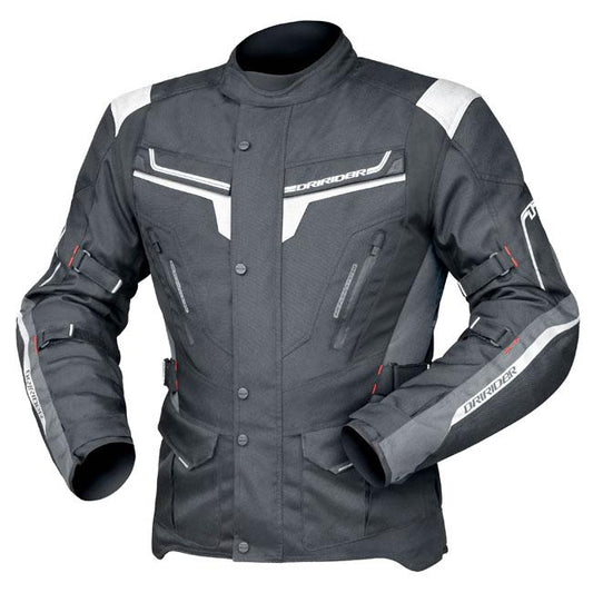 Dririder Apex 5 Mens Jacket Black White Grey