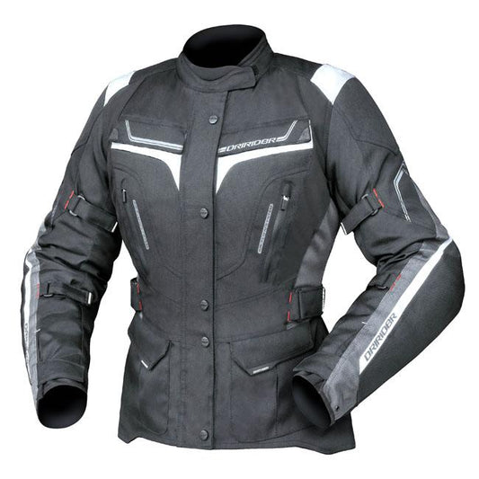 Dririder Apex 5 Jacket Black White Grey Ladies