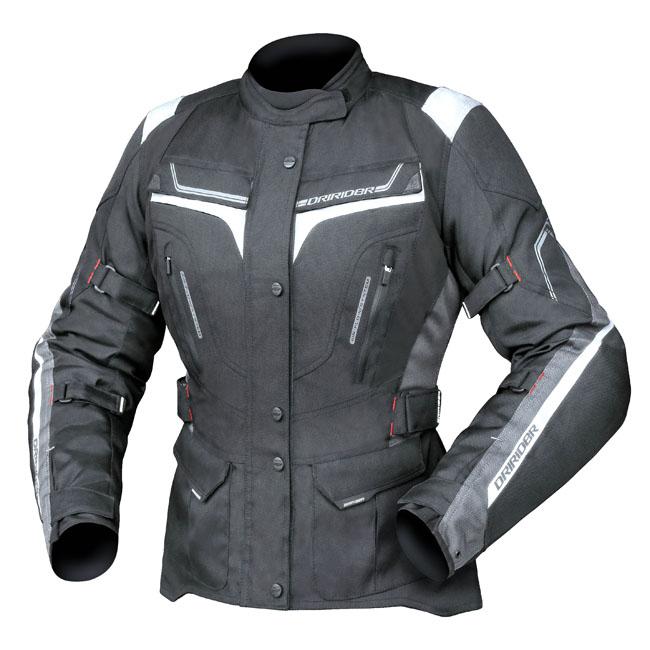 Dririder Apex 5 Jacket Black White Grey Ladies