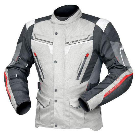 Dririder Apex 5 Mens Jacket Grey Whte Black