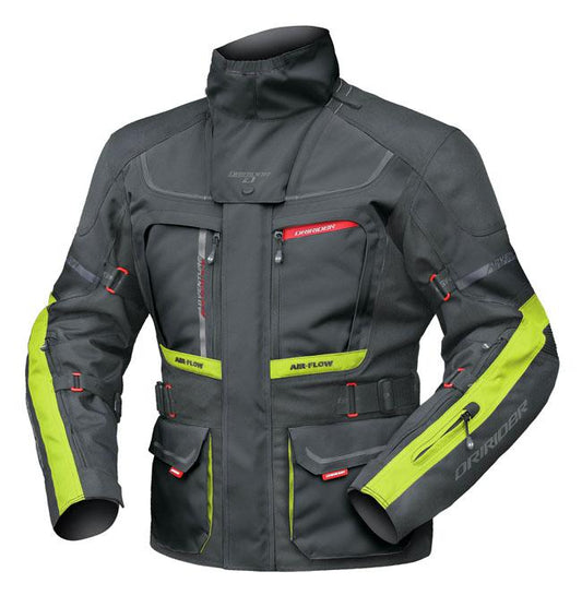 Dririder Vortex Adventure 2 Jacket Black Yellow