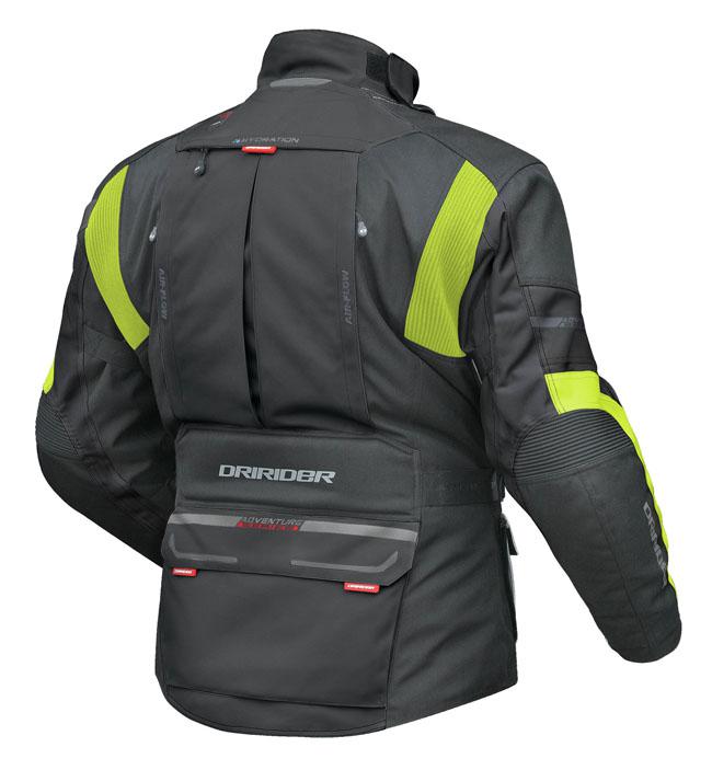 Dririder Vortex Adventure 2 Jacket Black Yellow