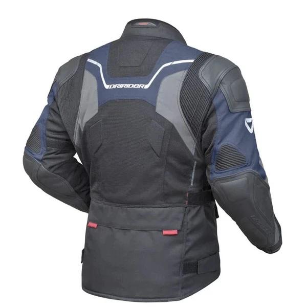 Dririder Nordic 4 Airflow Jacket Black Cobalt Blue