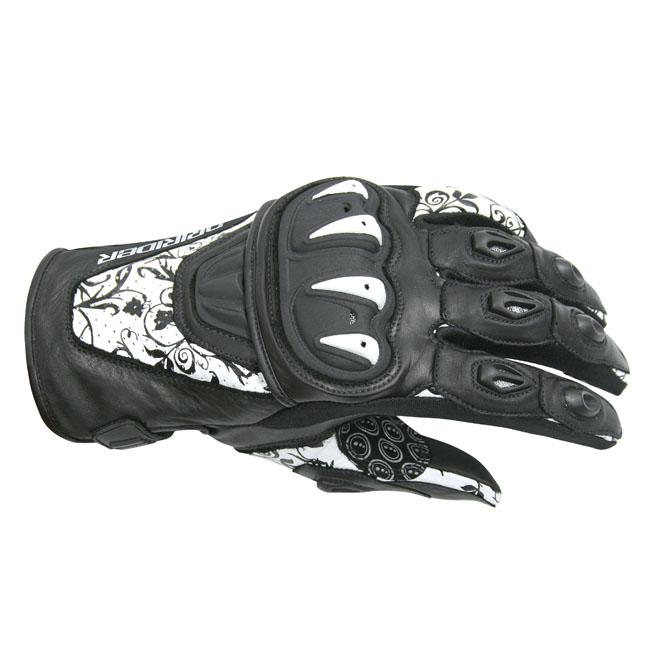 Dririder Ladies Stealth Glove White Black