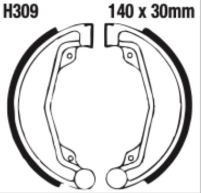 EBC H309 Brake Shoe Set