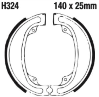 EBC H324 Brake Shoe Set (8600849) For Honda Cr/Xr