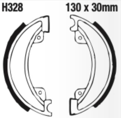 EBC H328 Brake Shoe Set