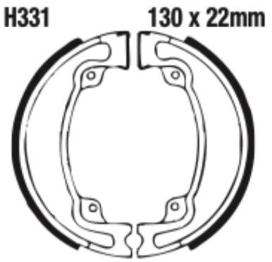 EBC H331 Brake Shoe Set (8600859) For Honda Cr/Xr