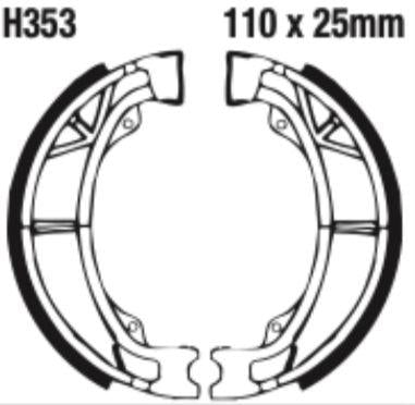 EBC H353 Brake Shoe Set