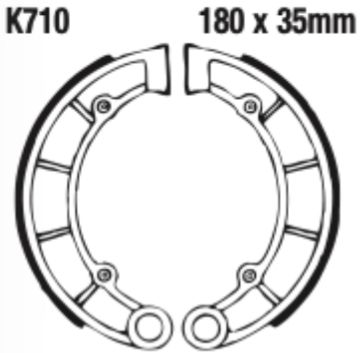 EBC K710 Brake Shoe Set