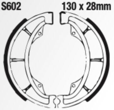 EBC S602 Brake Shoe Set (8600923) For Kawasaki/Pgo/Suzuki