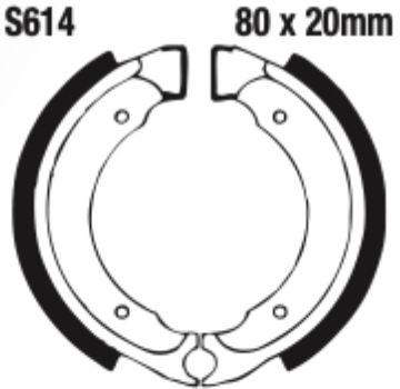 EBC S614 Brake Shoe Set