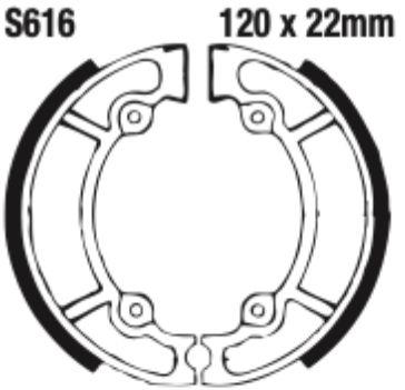 EBC S616 Brake Shoe Set