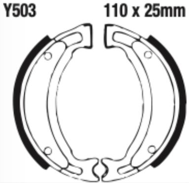EBC Y503 Brake Shoe Set