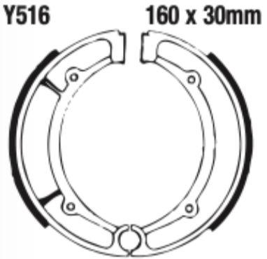EBC Y516 Brake Shoe Set